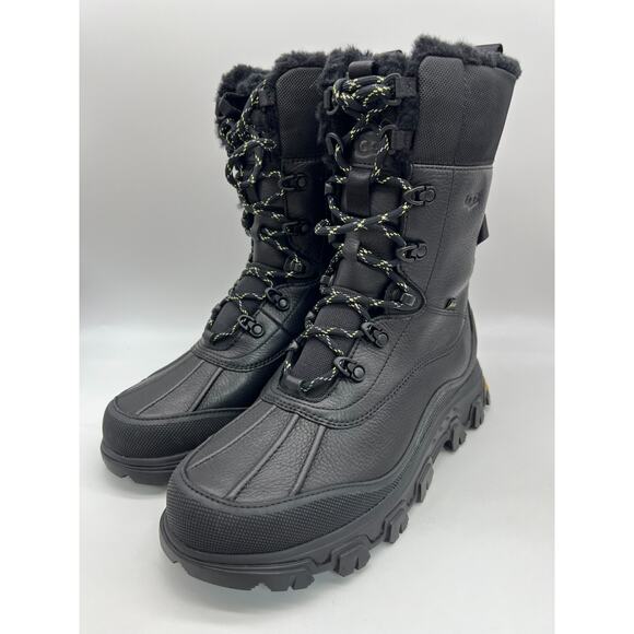 Ugg Adirondack Meridian Boot High Black Gore-Tex 1143839 Women's 8.5 - Picture 10 of 16